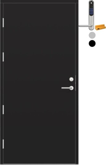 Ytterdør Bygg1 Fjell 09 med Yale Doorman Classic Home