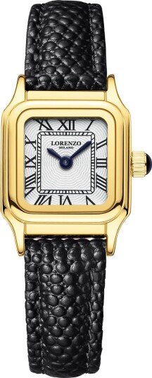 Lorenzo Vanessa Cuoio Oro Nero Bianco
