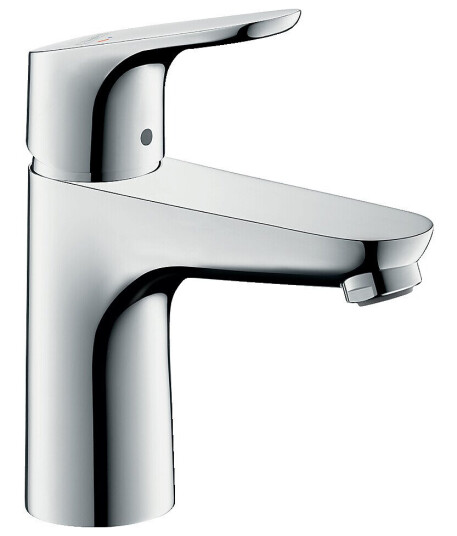 Hansgrohe Focus servantbatteri 100 Uten bunnventil, Krom Hansgrohe Focus servantbatteri 100 Uten bunnventil, Krom