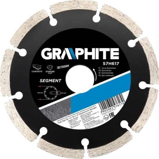 Diamantskive Graphite 57H619, Diameter 230 Mm, Segmentert