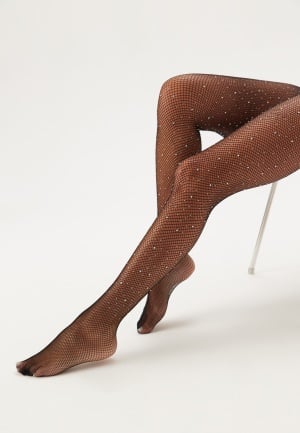 Pieces Pcclaire Fishnet Glitter Tight Black Onesize Pieces Pcclaire Fishnet Glitter Tight Black Onesize