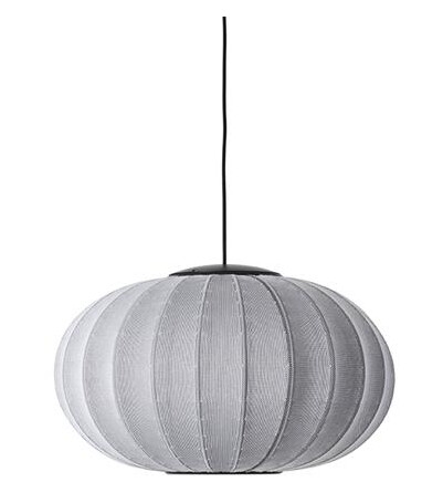 Made By Hand Knit-Wit Oval Taklampe Ø57 Sølv LED