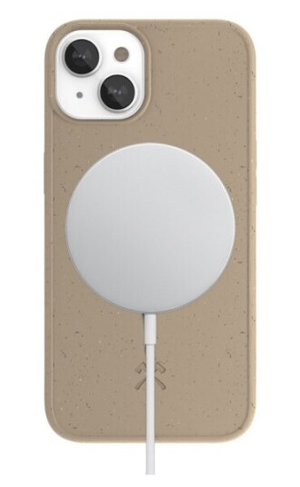 Woodcessories Bio Case Magsafe, Etui, Apple, Iphone 14 Plus, 17 Cm (6.68"), Taupe / Brun