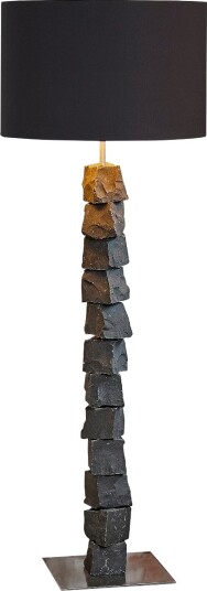 Nohr Gulvlampe Sort Basalt / Stål Høyde 150 Cm