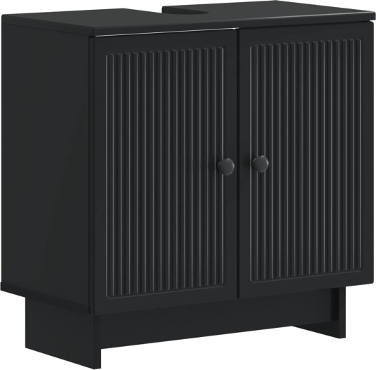 vidaXL Baderomsvaskeskap EDE Svart 59,5 x 31,5 x 59 cm Konstruert tre