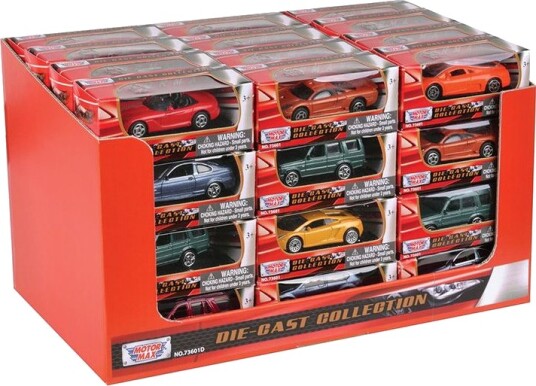 MotorMax Die-Cast Collection 1:64 Lekebiler assortert