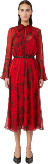 Max Mara Dame Kjoler Rød M, Max Mara Dame Kjoler Rød M,