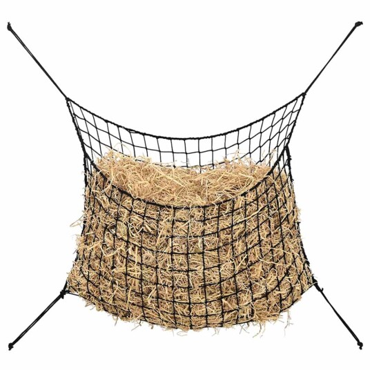  Høynett 2 stk rektangulær svart 150x90 cm PP