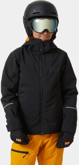 Helly Hansen Junior Quest Skijakke Svart 128/8 Grønn128/8