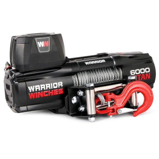 Warrior Winches 60TTSU12 Titan 6000 Vinsj Stålvaier 12V
