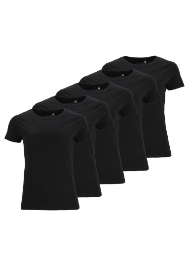 Denim Factory Denim Factory Core Tee W 5 Pack Black 42 T Shirts