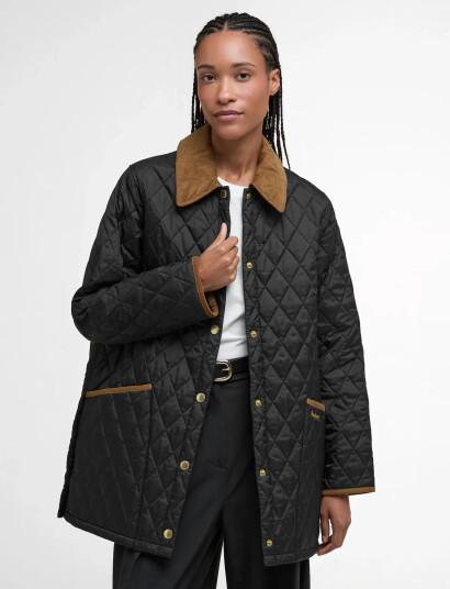 Barbour Barbour Icons Modern Liddesdale Quilted Jacket Black 36 Barbour Barbour Icons Modern Liddesdale Quilted Jacket Black 36