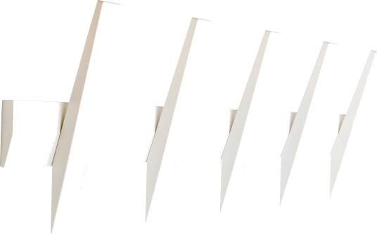 HOIGAARD TANGENT KNAGGEREKKE 64 CM HVIT