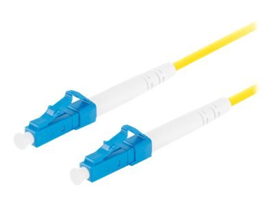 Lanberg - Koblingskabel - Lc/Upc-Enkeltmodus (Hann) Til Lc/Upc-Enkeltmodus (Hann) - 1 M - 3 Mm - Fiberoptisk - Simpleks - 9 / 125 Micron - G.657.A1 - Halogenfri - Gul - For P/N: Fp-Lcup-Se11-0020-Ye