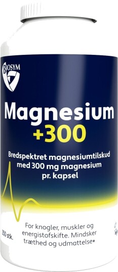 Biosym Magnesium +300 - 250 Kapslar Biosym Magnesium +300 - 250 Kapslar