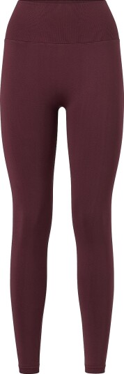 Drop of Mindfulness Signature Seamless Tights   Burgundy   XS