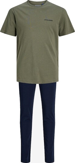 Jack & Jones Junior Sett jacEverest SS Tee And Pants W J Grå