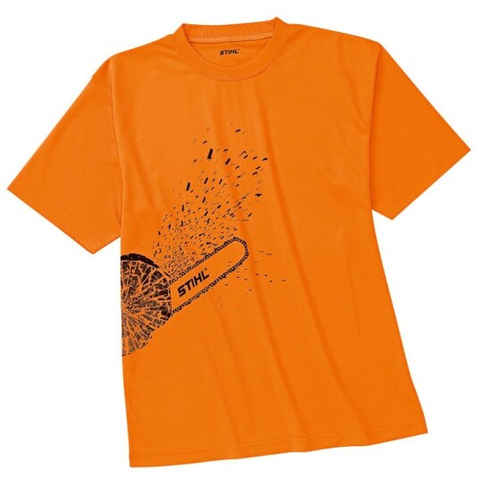 Stihl T Shirt Dynamic Oransje High Viz Str. L Stihl T Shirt Dynamic Oransje High Viz Str. L