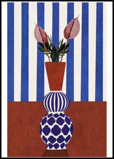 Striped Harmony Plakat / 40x50