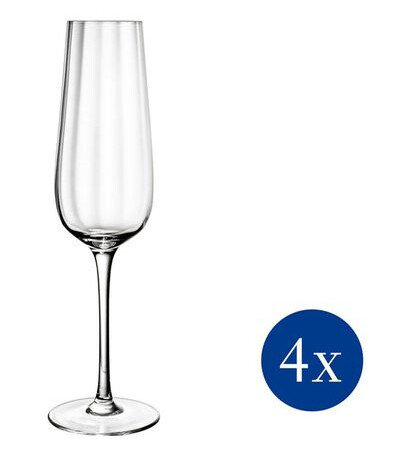 Villeroy & Boch Rose Garden champagneglass 4-pakning 29 cl Klar ? Villeroy & Boch Rose Garden champagneglass 4-pakning 29 cl Klar ?