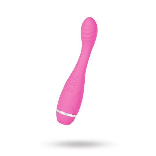 Sustainable Pleasure G Spot Vibrator with Air Pressure Suction Pink