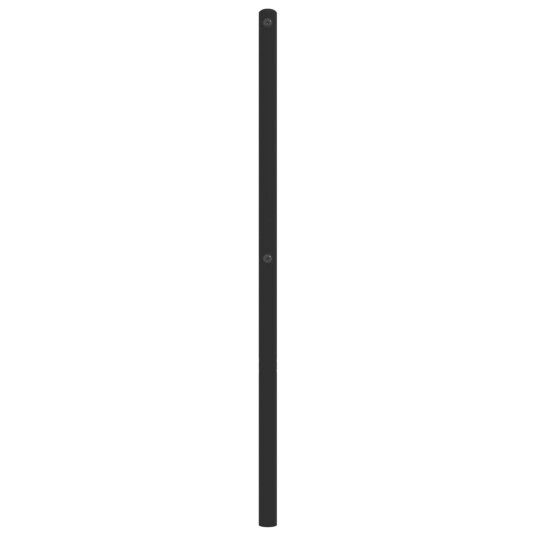 Sengegavl i metall svart 90 cm 8721012249981