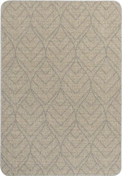 Kilands Fiore beige teppe med gummiert bakside