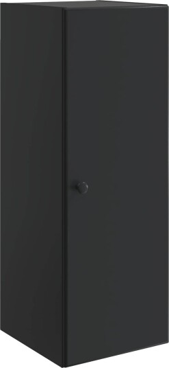 vidaXL Vegghengt skap Svart 33 x 34,5 x 90 cm Konstruert tre