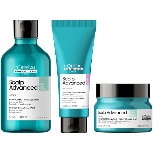 L'Oréal Professionnel Scalp Advanced For Oily Scalp Trio