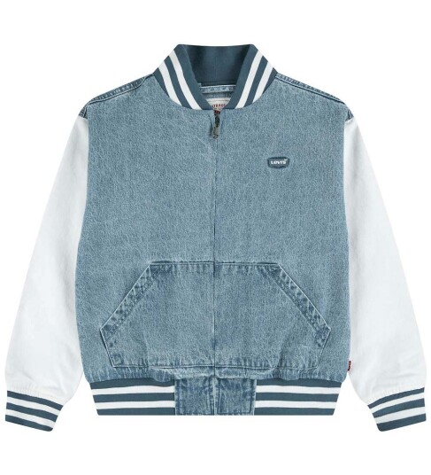 Levi"s Lvb Denim Bomber Jacket Blue 164 Levi"s Lvb Denim Bomber Jacket Blue 164