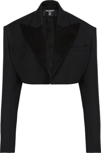 Balmain Dame Jakker Svart M,