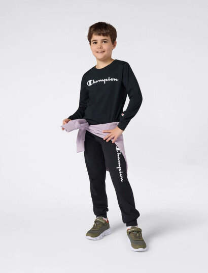 Champion Ls Shirt Black 162-167