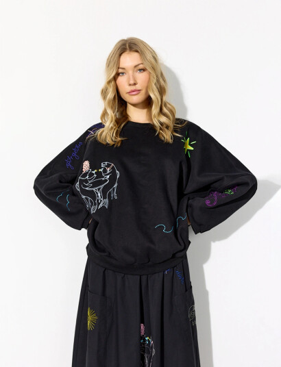 Hunkøn Eva Sweatshirt Black XS Hunkøn Eva Sweatshirt Black XS