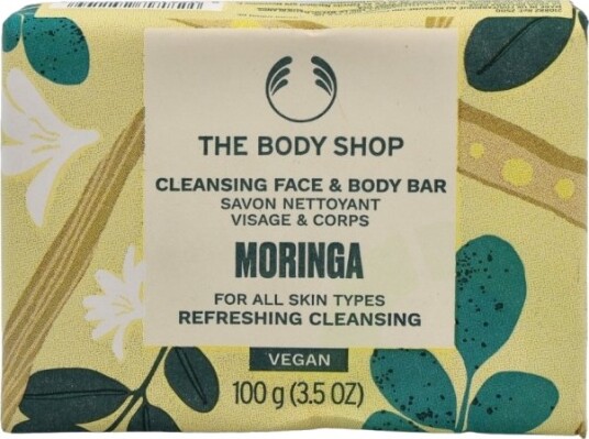 The Body Shop Cleansing Face & Body Bar 100 g Moringa