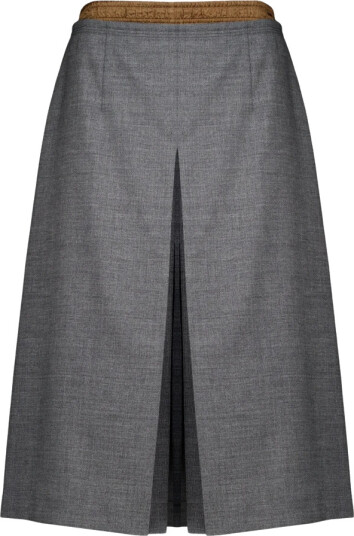Prada Dame Skjørt Grå M, Prada Dame Skjørt Grå M,