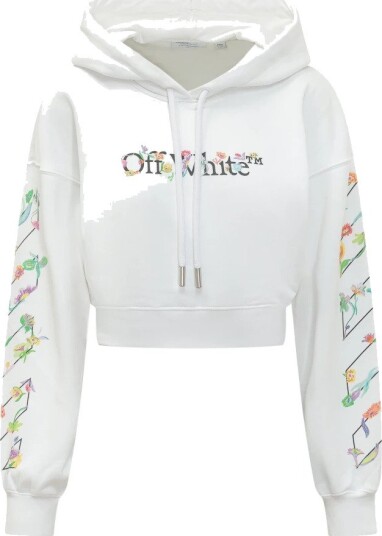 Off White Dame Gensere & Hettegensere Hvit M,