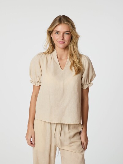 Neo Noir Odesa Linen Blouse
