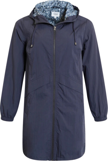 Signature Mørkeblå Signature Parkas Tynn Kåpe Med Hette Fra Ciso - Marineblå Yttertøy Blå M Signature Mørkeblå Signature Parkas Tynn Kåpe Med Hette Fra Ciso - Marineblå Yttertøy Blå M