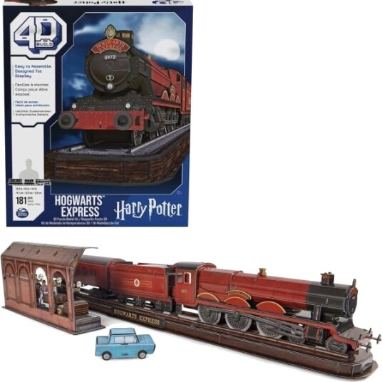 Spin Master 4D Build Harry Potter 3D Puslespill 181 Brikker Galtvortekspressen Spin Master 4D Build Harry Potter 3D Puslespill 181 Brikker Galtvortekspressen