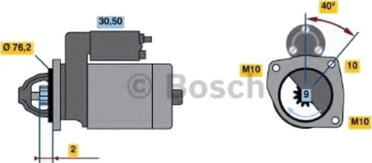 BOSCH 0 986 016 660 Starter BOSCH 0 986 016 660 Starter