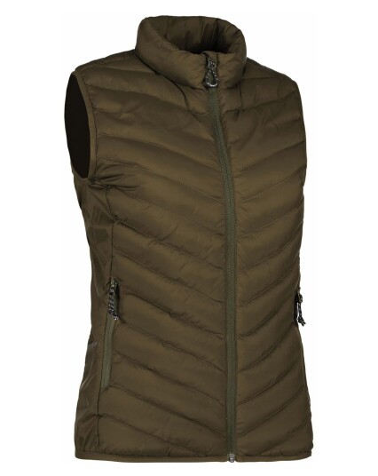 ID Stretch Bodywarmer Vest -Woman Oliven