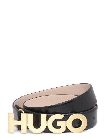 HUGO Zula Belt 3,5Cm Zl Black 80 HUGO Zula Belt 3,5Cm Zl Black 80