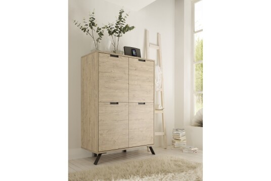 Palma Kommode 106 cm 4 Dører SherwoodEik