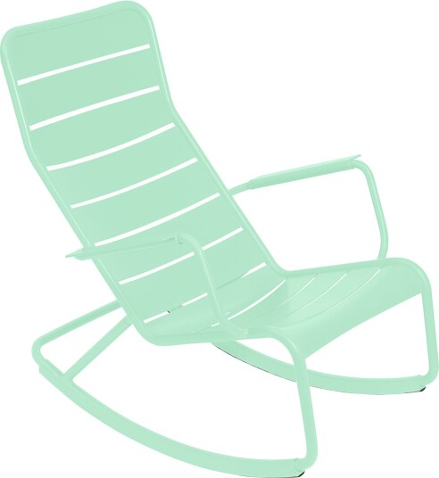 Fermob Luxembourg Rocking Chair Opaline Green Utendørs Lenestoler Frédéric Sofia Metall Fermob Luxembourg Rocking Chair Opaline Green Utendørs Lenestoler Frédéric Sofia Metall