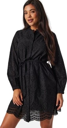 SELECTED FEMME SlfTatiana Short Embr Dress Black 34
