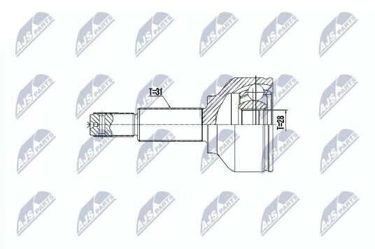 Nty Drivknute drivaksel NTY NPZ FR 052