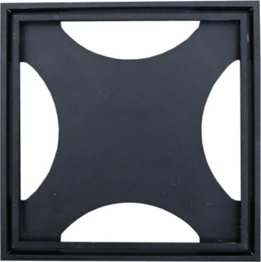 Slukrist Tile In 20x20 Cm Sort Matt