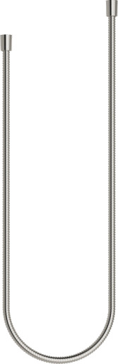 Metalldusjslange 1/2" x 1/2" x 1250 mm - platina matt platinum 1.25 m
