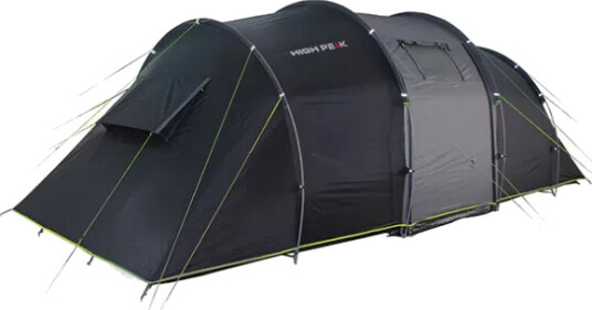High Peak Tauris 6 Camping Tunell Telt 14,2 Kg Sort