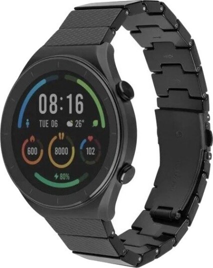 FIXED Resin Strap for 20mm Smartwatch with Quick Release Connector - Carbon Black